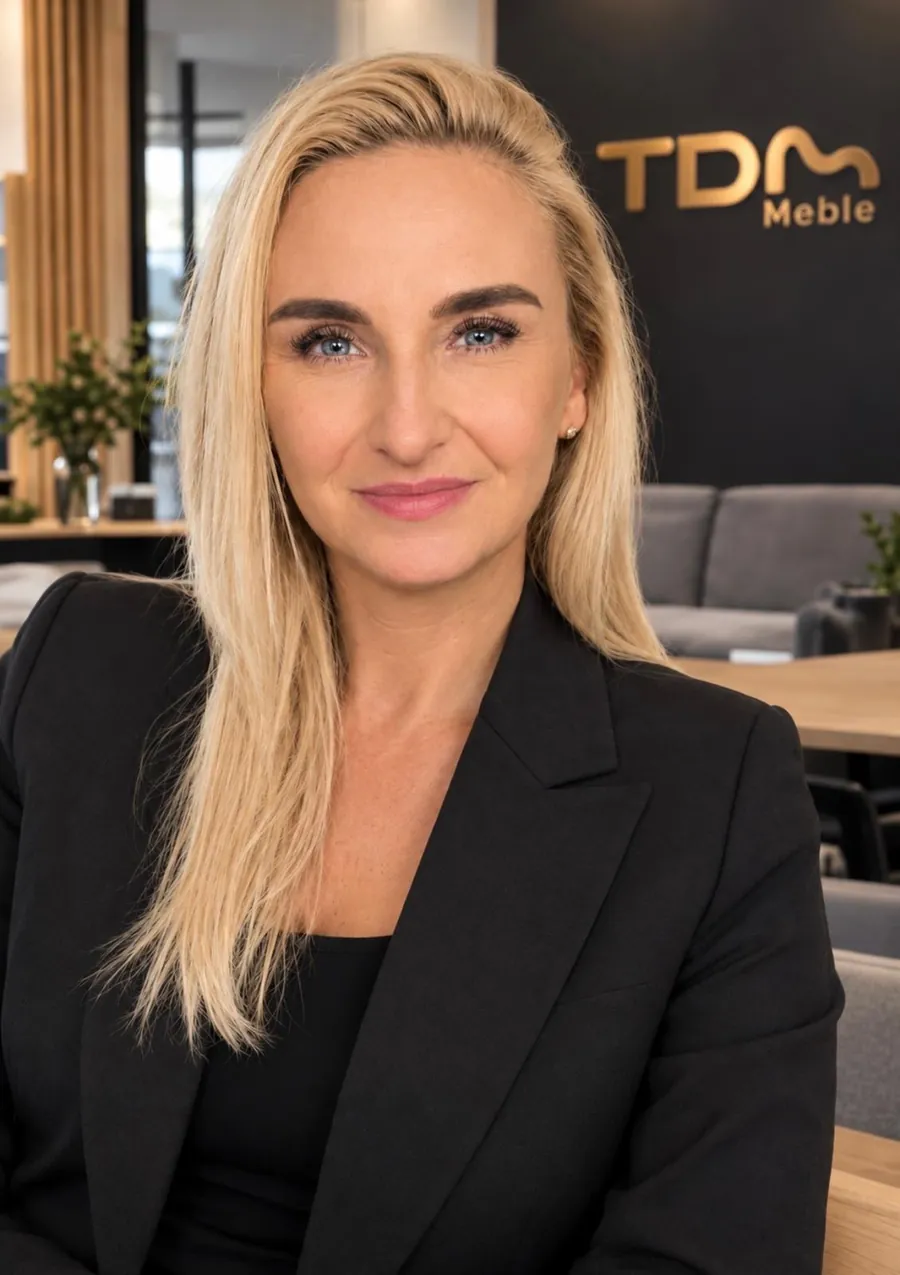 Wioletta Kałuża — właścicielka TDM Meble